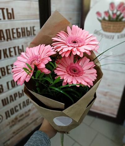 Букет цветов из: Герберы в Джигинка