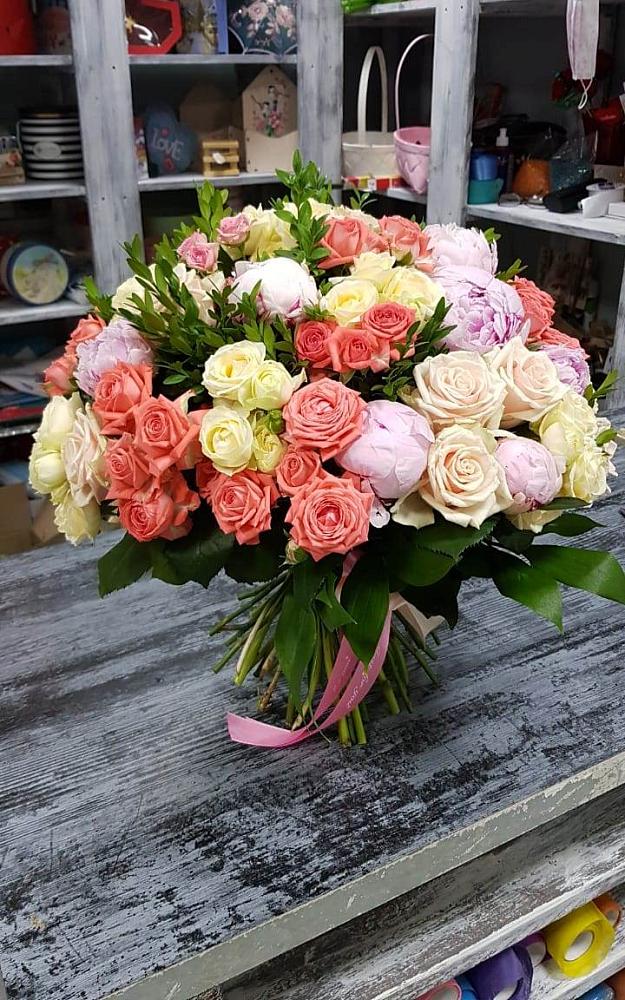 Розовое мороженное в Джигинка Букет Розовое мороженное в Джигинка