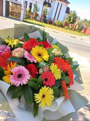 Букет цветов из: Герберы в Джигинка